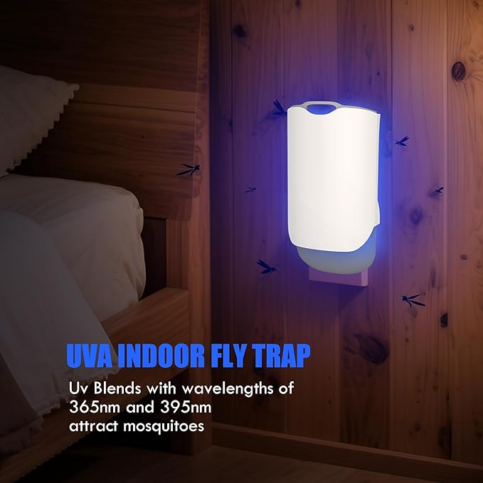 Indoor Flying Insect Light Trap, Fruit Fly Catcher