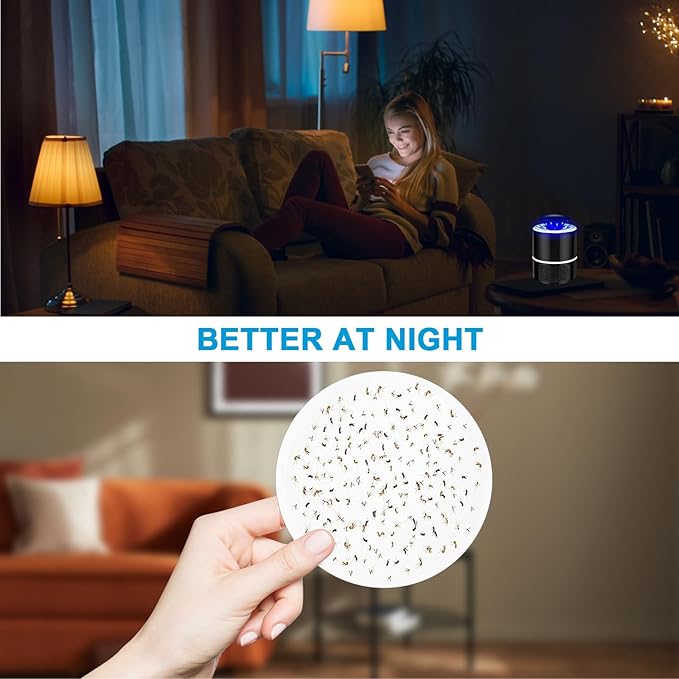 72 Pack 4.3-inch Katchy Replacement Rubber Plate, Indoor Rubber Plate Filled with Sticky Card Suitable for Indoor Insect, Fly, and Mosquito Trap, Insect Trap, and Mosquito Lamp (white-72)