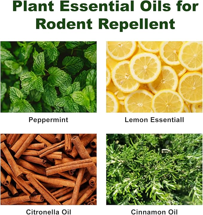 Mice Repellent Balls, Natural Ingredients, Safe for Families