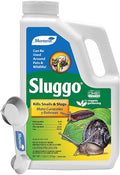 Monterey Sluggo Snail & Slug Killer Bundled with Measuring Spoon - OMRI Listed for Organic Gardening - Wildlife and Pet Friendly - 5 lb jug