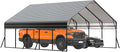 20x25 FT Heavy Duty Metal Carport Kit with Reinforced Frame & Anchor Bolts, for RV, Truck, Boat, Tractor Shelter, 100MPH Wind/35PSF Snow Rating, Easy Assembly