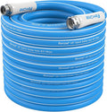 Fevone Garden Hose 100 ft., Lightweight Hybrid Water Hose, Flexible and Durable, Leak-Free Connections