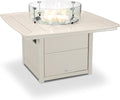 POLYWOOD® Nautical 42" Fire Pit Table in Sand