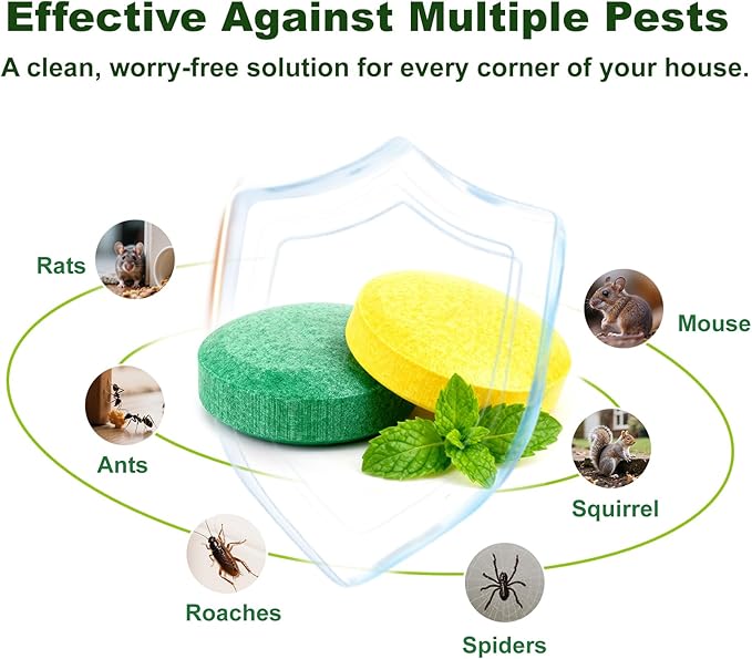 Mice Repellent Balls, Natural Ingredients, Safe for Families