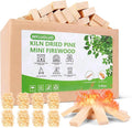 Mini Firewood with 8PCS Fire Starters 5'' Lengths Pine Kiln Dried Fire Sticks Wood Fire Pit Accessories Prefect for Solo Stove Mesa XL, Tabletop Fire Pit, Solo Stove Mesa Sticks Wood