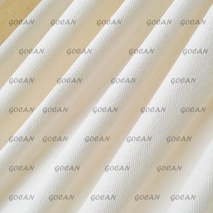 GOCAN Double Hammock 2 Person Extra Large 220x150cm Total Length 330cm Load 500lb Canvas Cotton Hammock for Patio Porch Garden Backyard Lounging Outdoor and Indoor with Removable Spreader bar