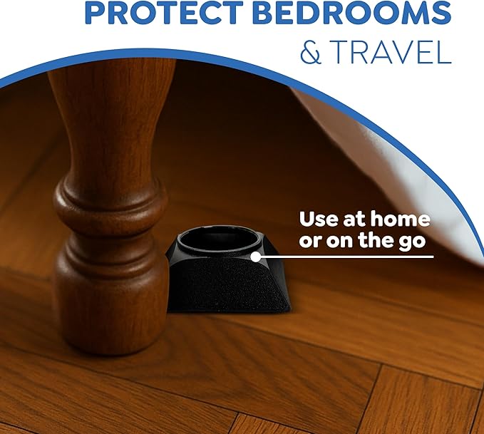 Riddy Bed Bug Detection Kit, Bed Bug Trap and Lure for Early Detection and Monitoring, Safe for Mattress, for Home or Travel, 4 Pack (Includes 4 Traps and 4 Lures)
