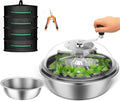 MELONFARM Bud Leaf Bowl Trimmer Twisted Spin Cut for Hydroponic Plant with Sharp Stainless Steel Blades (16 Inch)