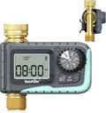 RAINPOINT Sprinkler Timer, 100% Metal Pipe Water Timer for Garden Hose, Programmable Hose Controller for Watering, Sprinkler Controller with Manual Watering/Rain Delay for Outdoor Lawn & Garden 1 Zone