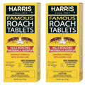Harris Roach Tablets, Boric Acid Roach Killer with Lure, Alternative to Bait Traps (6oz, 2-Pack)