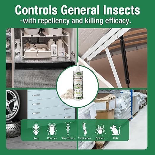 EcoVenger DEssential Dust, Kills Bed Bug, Roaches, Ants, Fleas, Crawling Insect Repellent, Food Grade Diatomaceous Earth Micro-Powder Triple Powered Peppermint/Lemongrass/Eucalyptus