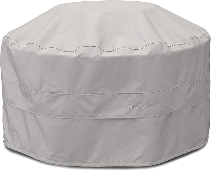 POLYWOOD® Round 48" Fire Pit Table in Slate Grey
