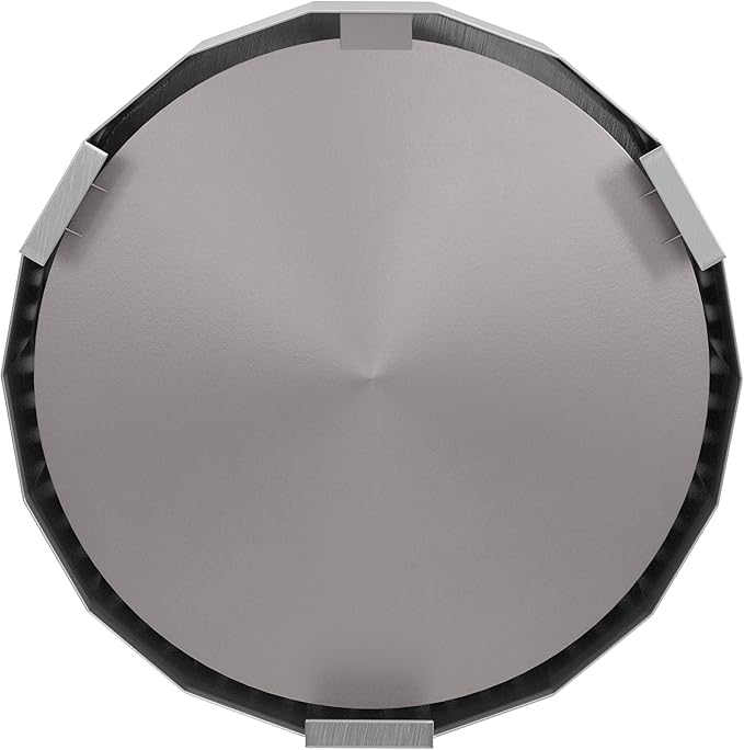 Flash Furniture Titus Commercial Grade Wood Burning Smokeless Outdoor Firepit - Fingerprint Resistant Stainless Steel - 27 inches - Portable - Waterproof Cover