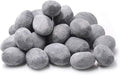 Stanbroil 24pcs Light Weight Ceramic Fiber Pebble Stones for Fire Pit and Fireplace - Grey