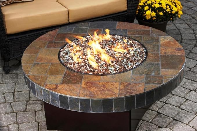 Stanbroil Stainless Steel 18" Round Flat Fire Pit Burner Pan w/12 Fire Ring Installed, BTU 92,000 Max