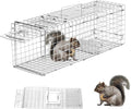 Animal Trap 24"x8"x7" Cage Trap, Heavy Duty Folding Raccoon Traps, Humane Cat Trap for Stray Cats,Rabbits,Squirrels,Outdoor Small Animal Trap,Humane Catch & Release