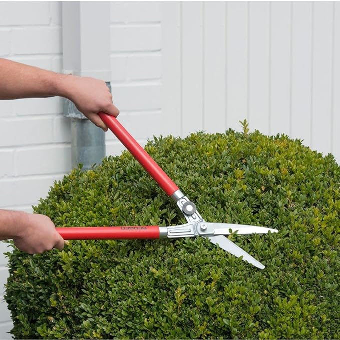 BERGER Topiary Shear 2520 with Beech Wood Handle Garden Shear with self-Sharpening Blades, Length 60 cm