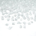Skyflame High Luster 10-Pound Regular Fire Glass for Fire Pit Fireplace Garden Landscaping Platinum 1/2" Size