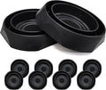 Bed Bug Interceptors | Bed Bug Interceptor Traps | Insect Trap, Monitor, and Detector for Bed Legs with Anti Skid Pads Included (Black - 8 Pcs)
