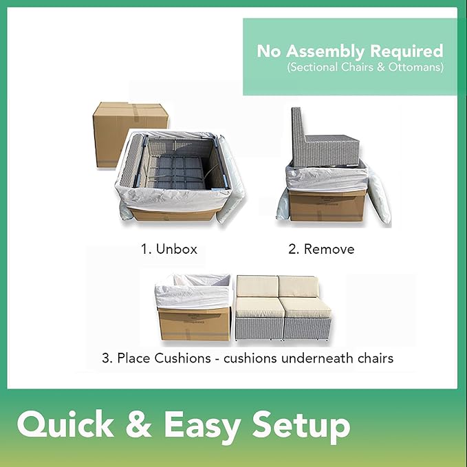 9 Piece Ohana Outdoor Patio Furniture Black Wicker Conversation Set with Fully Assembled Sectional and 42-inch Propane Gas Fire Table