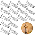 Qualirey 16 Pcs Outdoor Gopher Trap Easy Set Mole Trap Weather Resistant Gopher Killer Vole Killer for Lawn Garden Farm (Silver)