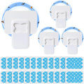 Qualirey 4 Pack Fruit Fly Traps for Indoors, Plug in Fly Trap Indoor with UV Light, Flying Insect Trap Mosquito Catcher Killer for Gnat, Moth, Flies with 24 Pcs Glue Boards