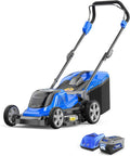 Wild Badger Power 40V 18″ Cordless Lawn Mower Brushless , 3,767 sq ft/0.087 ac, 1×4.0Ah Battery & Fast Charger, 5-Position Height ,for Small-to-Medium Lawns