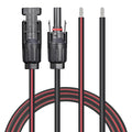 Solar Cable 40 Feet 2x12 AWG Twin Wire Solar Extension Cable, Copper Strand with Female and Male Connectors on Single end, Solar Panel Wire & Adaptor for Home, Shop and RV Solar Panels