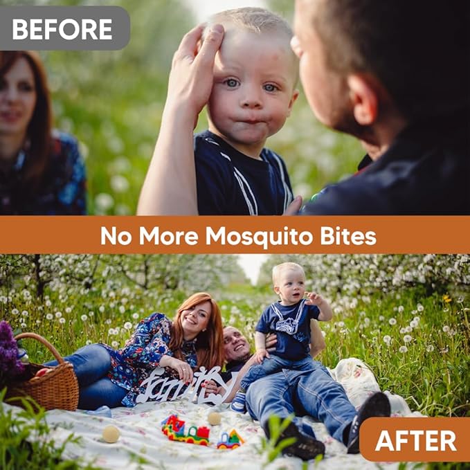 Mosquito Repellent Outdoor for Patio, Mosquito Barrier, Mosquito Repellent Indoors, Mosquito Deterrent, Natural Mosquito Repellant, Mosquito Control, Outdoor Mosquito Repellant -12P