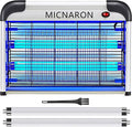 Fly Trap Indoor Bug Zapper, 2800V Powerful Flying Insect Mosquito Killer w/ 20W Blue Light Attract, Plug-in Pest Control Machine for Moth, Fruit Fly, Fungus Gnat, Garage Bug Catcher
