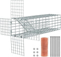 One Way Squirrel Door Excluder, Humane Squirrels, Chipmunks Contactless Excluder, for Outdoor Spaces Like Attics, Chimneys - Includes Full Installation Kit