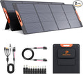 440 Watt N-Type 16BB Portable Solar Panel with Bypass Diodes, RV Essentials,2PCS 220W 19.8V Foldable Solar Charger for Power Station, 25% High Efficiency IP67 Waterproof 4 Kickstands for Camping RV