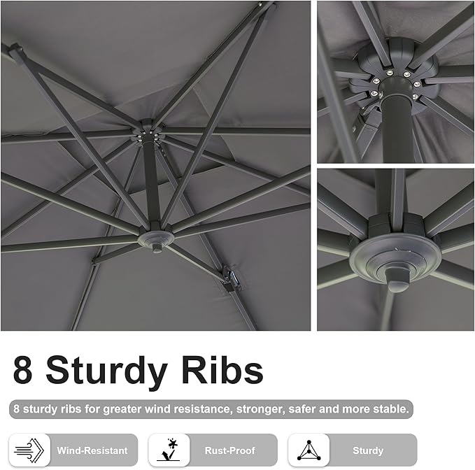 Domi Patio Cantilever Umbrella