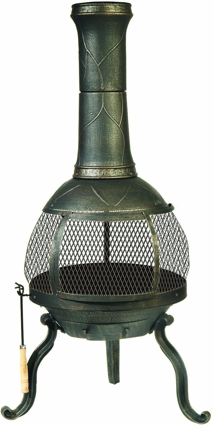Deckmate Sonora Outdoor Chimenea Fireplace Model 30199