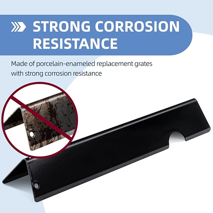 Heat Shield Gas Grill Replacement Parts for Weber Genesis II 200 Series E210 S210 LX E240 LX S240, Set of 2+3 Pack Flavorizer Bars