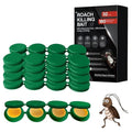 32 Pack Cockroach Gel Bait, Highly Effective Roach Killer Indoor Infestation Solution, Fast Acting Cockroach Killer Indoor Home Kitchen Use, Easy to Apply & No Mess Roach Bait, Long-Lasting