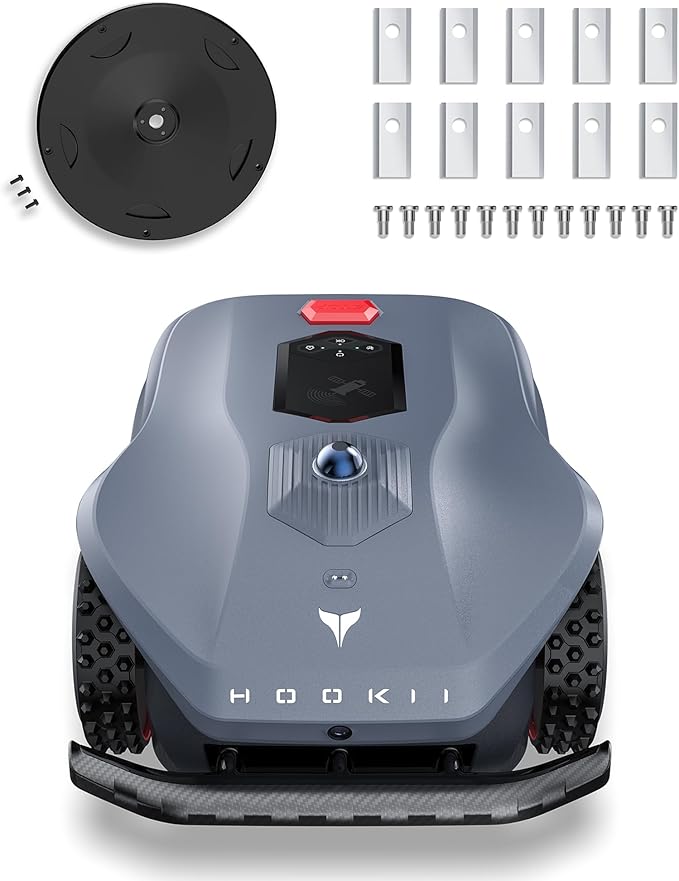 Neomow X LE Robot Lawn Mower Perimeter Wire Free for 0.37 Acre 3D LiDAR SLAM+Vision Mapping Robotic Lawnmower with 4G, No RTK Station Required, AI Accurate Obstacle Avoidance, App Control, Anti-Theft