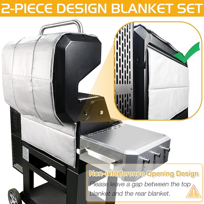 Grill Insulated Blanket for Masterbuilt Gravity 800 Series MB20040122 MB20040221 Thermal Insulation Smoker Cover Replacement Parts BBQ Winter Accessory