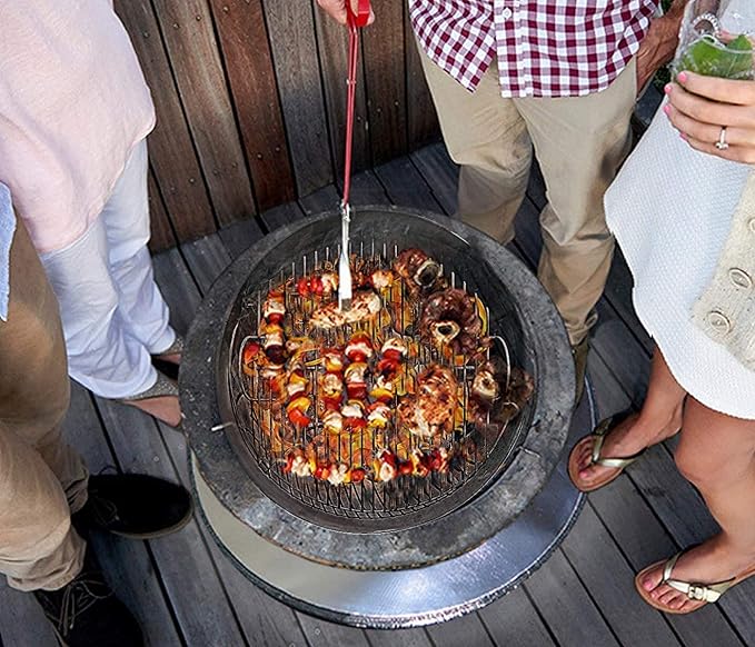 Newtex FirePad Deck Protector - Perfect for Fire Pits, BBQ, Smokers, Grills - Protects Porch, Patio, Deck, Wood, Grass, Stone, Composite from Burns - Heat Resistant Fire Pit Mat (30")