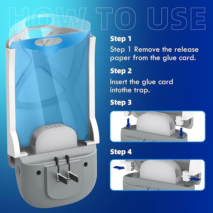 Indoor Flying Insect Light Trap, Fruit Fly Catcher