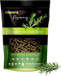 SMOKRITE Rosemary Wood Pellets for Smoker Grills, All Natural Hard Wood BBQ Pellets for Outdoor Grills, Smoke, Roast, Burns Up to 30 Hours of Smoking 0.5 kg