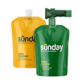 Sunday Lawn Kickstart + Green Machine Liquid Fertilizer - Lawn Fertilizer for Lush Growth - Includes Sprayer Attachment for Easy Application in 15 Minutes or Less - Covers Up to 5,000 Sq Ft Each