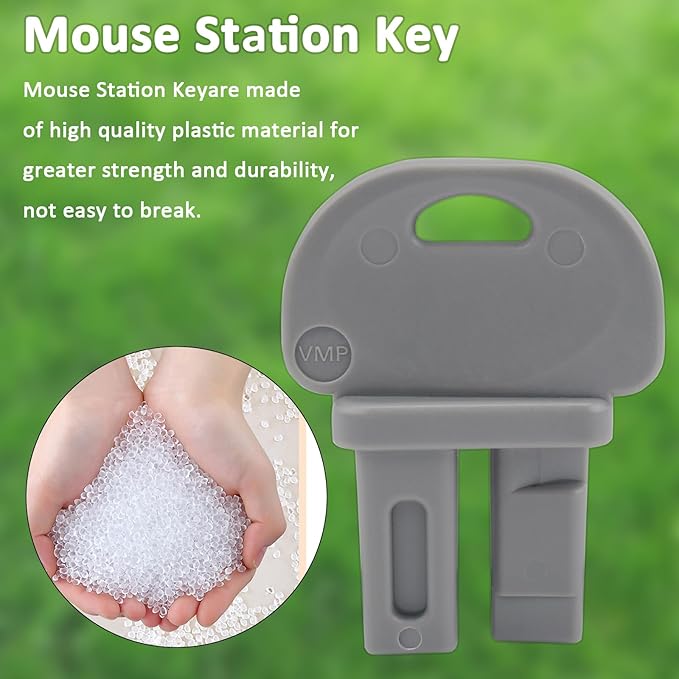 FBS1078 Mouse Station Key for EZ Klean Rat Station and FBS Fly Stations, 3 Pack