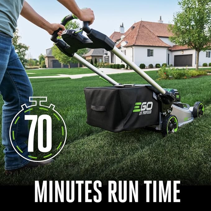 EGO POWER+ Electric Lawn Mower, Self-Propelled Cordless with 22" Aluminum Deck, Select Cut and Touch Drive, Includes 56V 10.0Ah Battery and Charger - LM2206SP