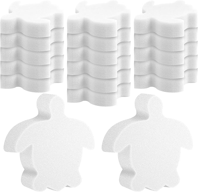 18/24 Pack Pool Oil Absorbing Scum Sponge, Hot Tub Scum Absorber, Hot Tub Accessories for Swimming Pool and Spa