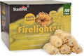 Stanbroil 108 pcs Fire Starters, Natural Charcoal Fire Starters Super Fast Lighting Perfect for Barbecue Grills, Smokers, Wood Stove, Campfires and Outdoor Fireplaces