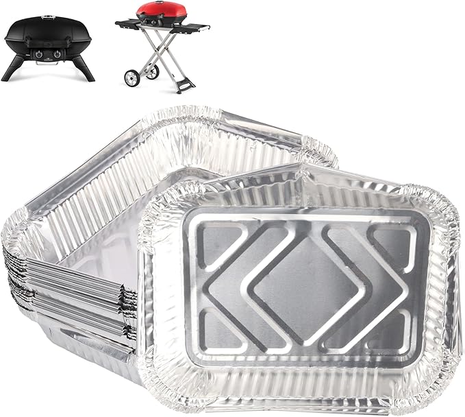 62006 Drip Pan Liners for Napoleon TravelQ 285 Sreies Gas Grill TQ285X, TQ PRO285, TQ285-BL-1, TQ PRO285X, PRO285-BK, TQ285X-RD-1-A, TQ240-BL, TQ240,Aluminum Grill Pans for Napoleon Accessories, 20PCS