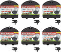 B&G - Rodent Cafe (6 Stations & 6 Universal Keys) - Durable, Discreet, Low-Profile Rodent Bait Station - Tamper-Resistant & Easy to Clean
