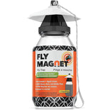 Outdoor Fly Trap Fly Traps with Dissolvable Non-Toxic Bait - Fly Repellent for Outdoor Use Only - Controls Flies for Patios, Barns, Ranches Etc. Hanging Fly Traps with Tie Included