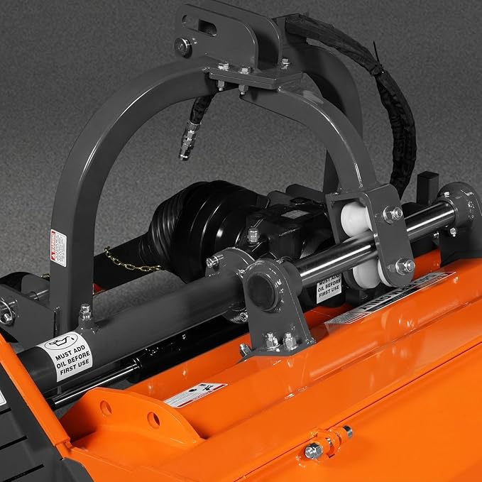 72" Heavy Duty PTO Flail Mower with Hydraulic Side Shift 3 Point 50-75 hp, Model KDK72H